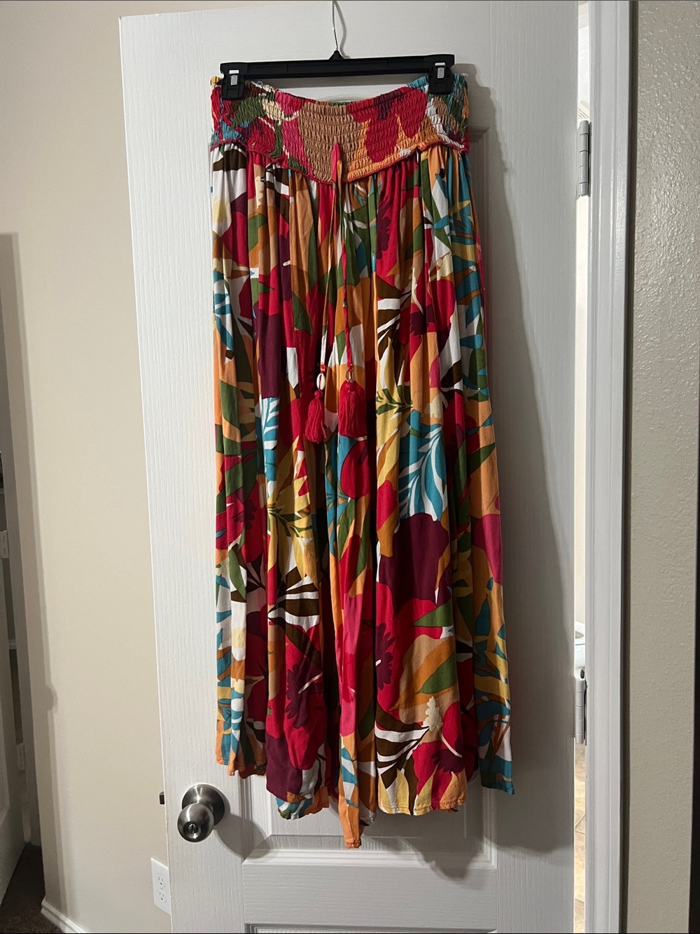 Bohemian Floral Maxi Skirt - Multi